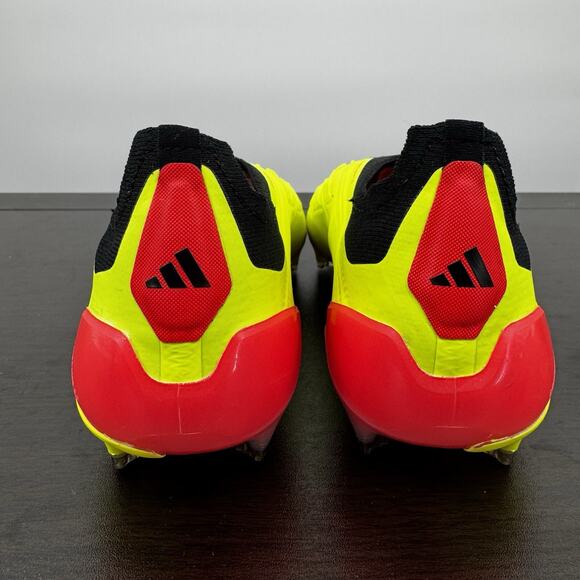 adidas Predator Elite Laceless FG Soccer Cleats Yellow Black Men 9.5 Women 10.5 main image 5
